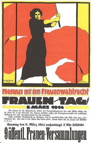 Heraus mit dem Frauenwahlrecht (1914)