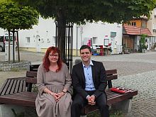 Elke Klump-Röhm und Florian Wahl